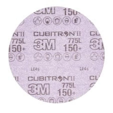 3M™ Cubitron™ II Hookit™ Filmscheibe 775L, 150 mm, 150+, ungelocht