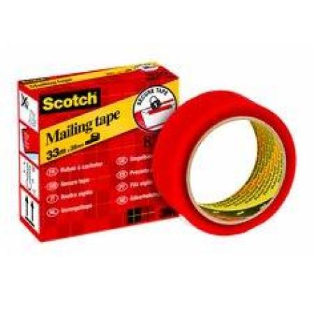 Scotch® Siegelband, rot, 35 mm x 33 m, 1 Rolle