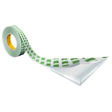 3M™ Doppelseitiges Klebeband mit Polyester-Träger 55256, Transparent, 1200 mm x 200 m, 0,05 mm