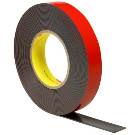 3M™ Acrylic Plus doppelseitiges Klebeband PT1500, schwarz, 1.52 mm, 40 mm x 50 m
