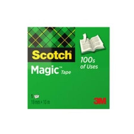 Scotch® Magic™ Unsichtbares Klebeband, 1 Rolle, 19 mm x 10 m