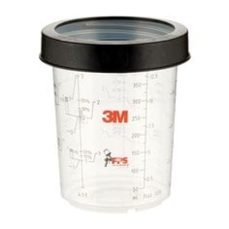 3M™ PPS™ Außenbecher mit Schraubring, Midi, 400 ml, 16122
