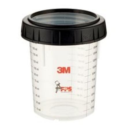 3M™ PPS™ Außenbecher mit Schraubring, Klein, 170 ml, 16115