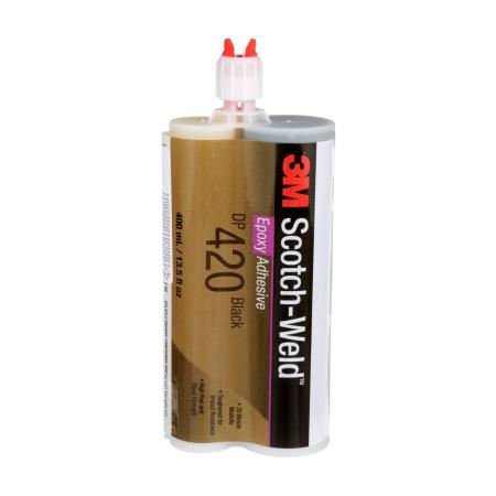 3M™ Scotch-Weld™ 2-Komponenten-Konstruktionsklebstoff auf Epoxidharzbasis DP420 Schwarz, 400 ml