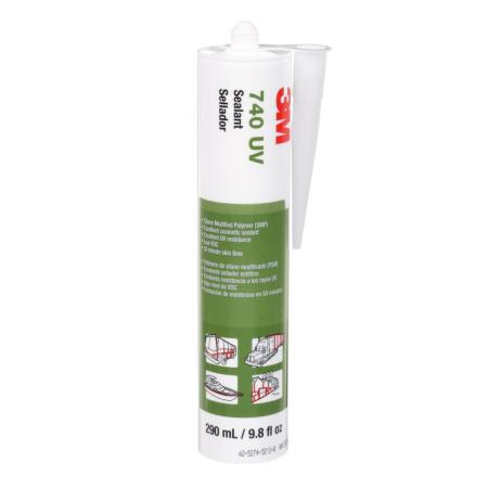 3M™ Kleb- und Dichtmasse auf Basis Silan-modifizierter Polymere 740UV, Weiß, 290 ml