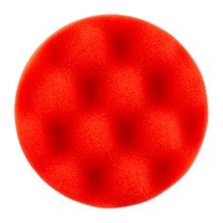 3M™ Finesse-it™ Polierschaumpad, rot, 80 mm, gewaffelt