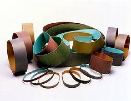 3M™ Flexibles Diamantschleifband 6465J, gelb, N40, Design Chevron, konfigurierbare ID