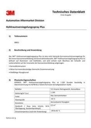 3M™ Hohlraumversiegelung- Spray Plus, 500ml, 08852