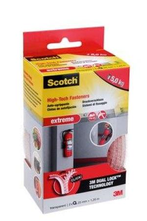 Scotch™ Extreme Verschlüsse, Transparent, 25 mm x 1,2 m, 2 Rollen
