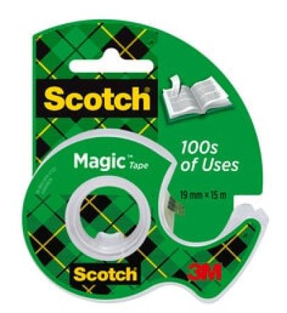 Scotch® Magic™ Klebeband Clipstrip, Cool Colours, 19 mm x 19 m, 2 x 12 rolls