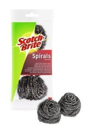 Scotch-Brite® Edelstahl-Spirale IS3, silber, 3er Pack