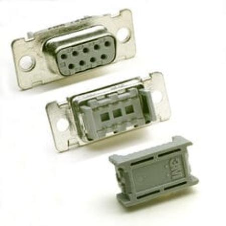 3M™ 8309-6000, Buchsenstecker für die Kabelmontage, D Sub, 09-polig, 8300 Serie, 2,54 mm, 0,76 µm Au