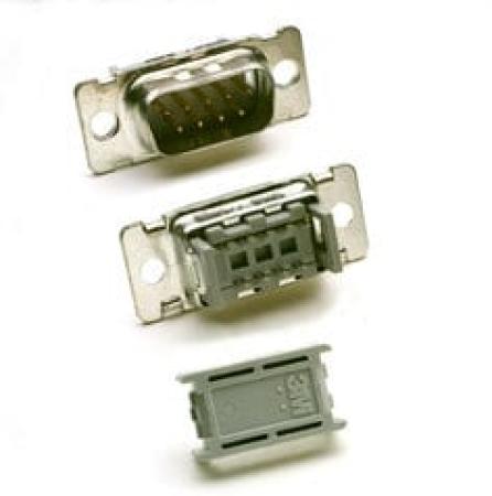 3M™ 8209-6000, Stiftstecker für die Kabelmontage, D Sub, 09-polig, 8200 Serie, 2,54 mm, 0,76 µm Au
