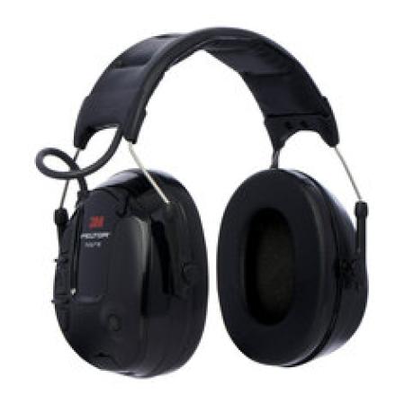 Headset 3M™ PELTOR™ ProTac™ III, 26 dB, schlanke Schalen, schwarz, Kopfbügel, MT13H220A