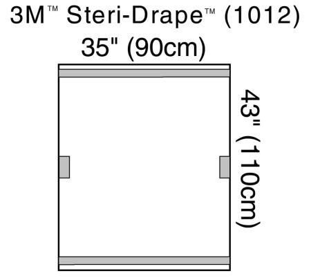 3M™ Geräteabdeckung, 1012, 90 cm x 110 cm, 10 / Packung