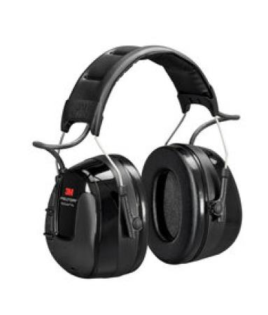 3M™ PELTOR™ WorkTunes™ Pro AM/FM Radio Headsets, 32 dB, schwarz, Kopfbügel, HRXS221A