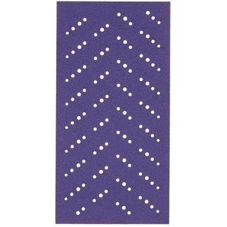 3M™ Cubitron™ II Hookit™ Purple Schleifstreifen 737U, 115 mm x 225 mm, Multihole, 150+, 51401