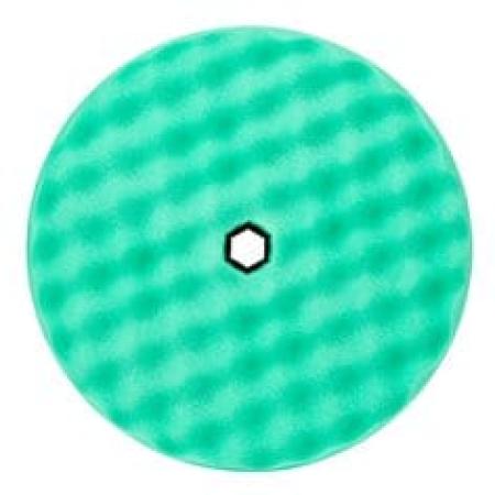 3M™ Perfect-It™ Polierschaumpad grob, Quick Connect System, Grün, Waffelförmig, 216 mm, 50874