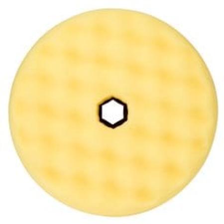 3M™ Perfect-It™ Polierschaumpad fein, Quick Connect System, Gelb, Waffelförmig, 150 mm, 50879