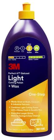 3M™ Perfect-It™ Gelcoat Polierpaste + Wachs für leichten Abtrag, 946 ml, 36110E