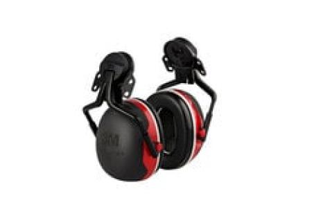3M™ PELTOR™ Kapselgehörschützer, rot, Helmbefestigung, X3P5