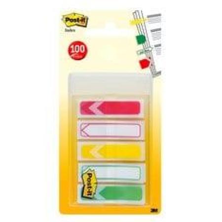 Post-it® Index Pfeile 684ARR5, 11,9 x 43,2 mm, rot, gelb, grün, 5 x 20 Haftstreifen