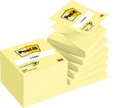 Post-it® Z-Notes R330, 76 x 76 mm, gelb, 1 Block à 100 Blatt