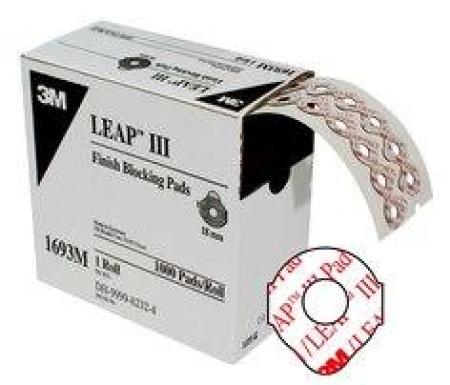 3M™ LEAP™ III Aufblockpads für die Verarbeitung von RX-Brillengläsern, 1693M, 1000/Packung