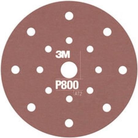 3M™ Hookit™ Flexible Schleifscheibe 270J, 150 mm, 17-fach gelocht, P800, 34802