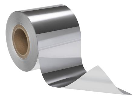 3M™ Manipulationssicheres Etikettenmaterial 76799, Silber glänzend, Jumbobreite, Variable Rollenabmessung