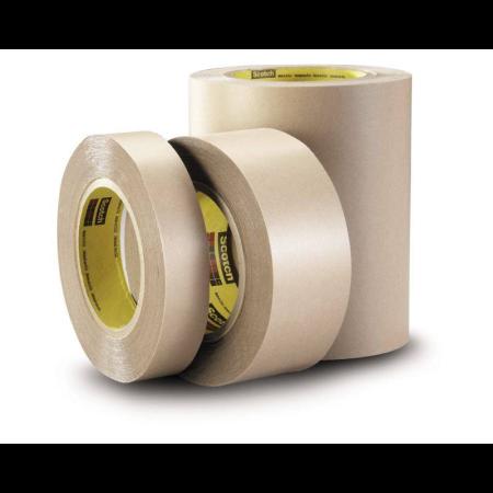 3M™ Doppelseitiges Klebeband mit Polyester-Träger 9832HL, Transparent, Jumbobreite 1370 mm, 0.12 mm, variable Rollenabmessung