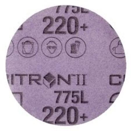 3M™ Cubitron™ II Hookit™ Filmscheibe 775L, 75 mm, 220+, ungelocht
