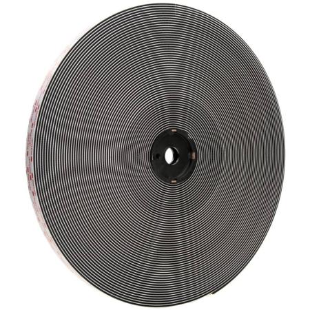 3M™ Dual Lock™ Flexibler Druckverschluss SJ3551, Schwarz, 19 mm x 45.7 m, 5.7 mm, 62 Köpfe/cm², Außenbereich