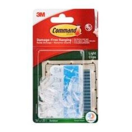 Command™ Lichter-Clips für den Außenbereich im Vorteilspack, 17017CLR-AW