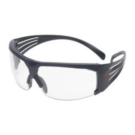 3M™ SecureFit™ 600 Schutzbrille, graue Bügel, Scotchgard™ Anti-Fog-/Antikratz-Beschichtung (K&N), transparente Scheibe, SF601SGAF-EU, 20 pro Packung