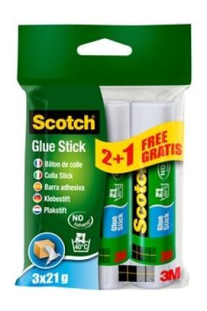 Scotch® Permanent-Klebestift, 2 Stifte + 1 GRATIS, 21 g