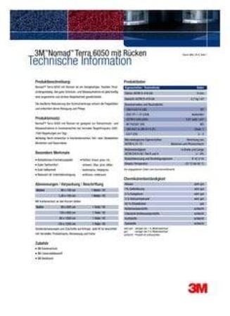 3M™ Nomad™ Terra 6050 Schmutzfangmatte, Braun, 914 mm x 1,5 m, 1 Matte / Karton
