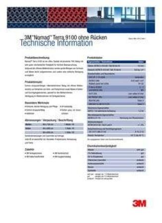 3M™ Nomad™ Terra 9100 Schmutzfangmatte, Grau, 610 mm x 6 m, 1 Matte / Karton