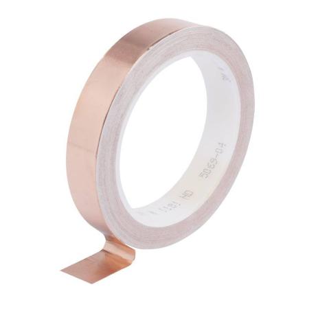 3M™ ET 1181 Kupferfolie glatt, mit leitfähigem Kleber, Kupfer, 12,7 mm x 16,5 m x 0,07 mm