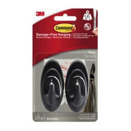 Command™ Universal-Haken, Schwarz, 17086S