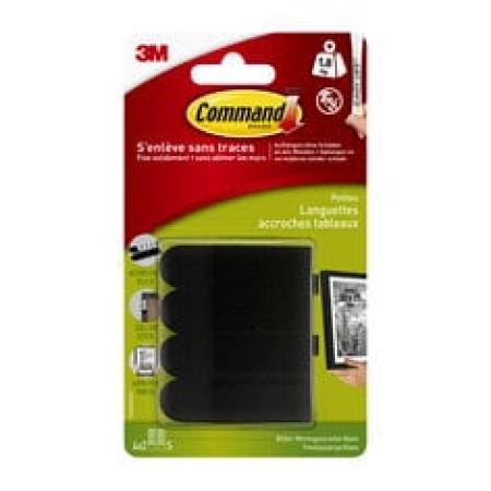 Command™ Bilder-Montage Strips S, klein, schwarz, 17202BLK