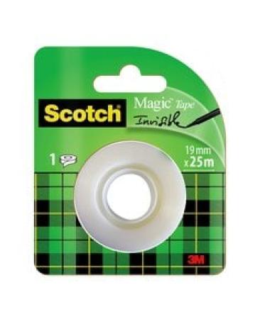 Scotch® Magic™ Unsichtbares Klebeband, Nachfüllpackung, 1 Rolle, 19 mm x 25 m