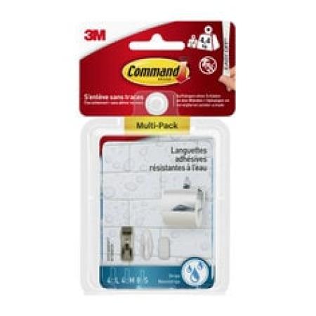 Command™ Wasserresistente Strips im Multipack, 8 × Größe S + 4 × Größe M + 4 × Größe L