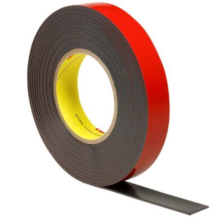 3M™ Acrylic Plus doppelseitiges Klebeband PT1100, schwarz, 1.14 mm, 600 mm x 66 m