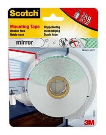 Scotch® Mirror Mounting Tape 19 mm x 5 m 1 Roll