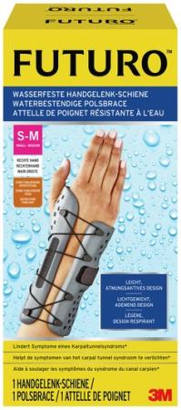 FUTURO™ wasserfeste Handgelenk-Schiene, rechts, S/M