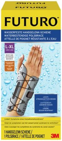 FUTURO™ wasserfeste Handgelenk-Schiene, rechts, L/XL