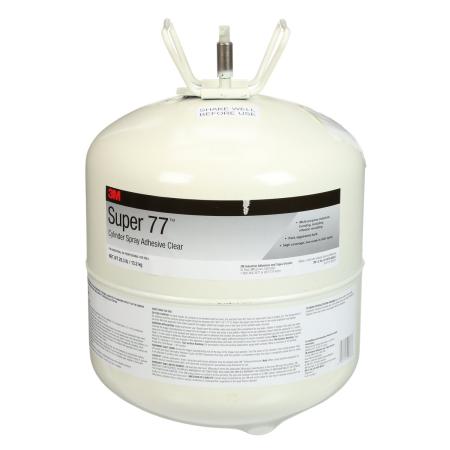 3M™ Zylinder Sprühklebstoff Super 77™, Transparent, 13.2 kg Cylinder