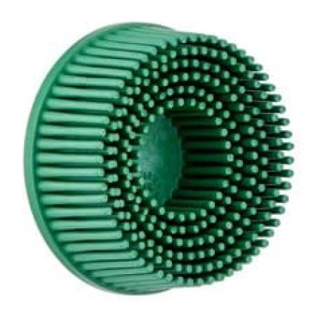 Scotch-Brite™ Roloc™ Bristle Disc RD-ZB, TR, grün, 50 mm x 15.9 mm, Tapered
