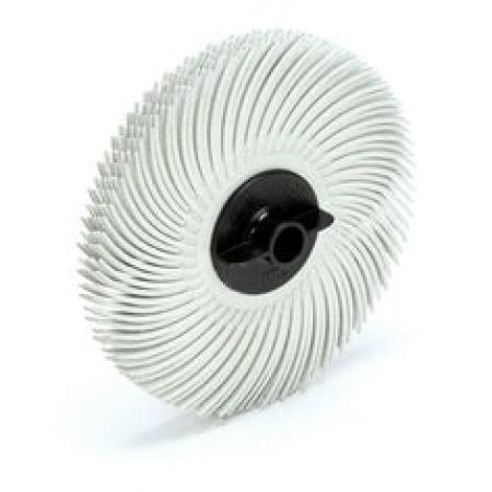 Scotch-Brite™ Radial Bristle Brush RB-ZB, weiß, 50,8 mm, 9,5 mm, P120, Typ C